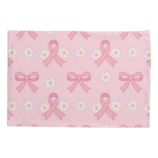 Pink Ribbon Breast Cancer Bewustheid Kussensloop (Achterkant)