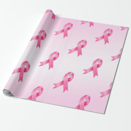 Pink Ribbon Breast Cancer Bewustheid Lg Cadeaupapier