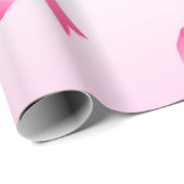 Pink Ribbon Breast Cancer Bewustheid Lg Cadeaupapier (Rol Hoek)