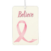 Pink Ribbon Breast Cancer Bewustheid Luchtverfrisser (Voorkant)