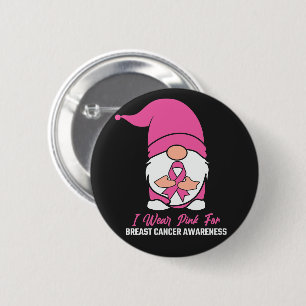 Pink Ribbon Breast Cancer Bewustheid Ronde Button 5,7 Cm
