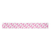 Pink Ribbon Breast Cancer Bewustheid Satijnen Lint (Voorkant)