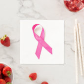 Pink Ribbon Breast Cancer Bewustheid Servet (Insitu)