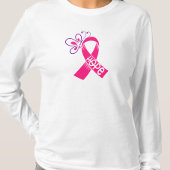 Pink Ribbon Breast Cancer Bewustheid T-shirt