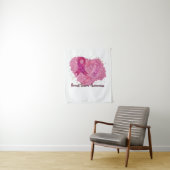 Pink Ribbon Breast Cancer Bewustheid Wandkleed (In situ)