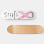 PINK RIBBON BREAST CANCER BEWUSTMAKING : PERSOONLIJK SKATEBOARD (Horizontaal)