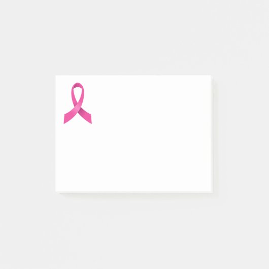 Pink Ribbon Breast Cancer Faith Hope Love Post-it® Notes (Voorkant)