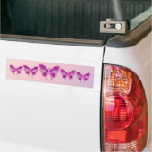 PINK RIBBON BUTTERFLY BUMPERSTICKER (Op Truck)