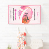Pink Ribbon Cancer Awareness-fondsenwervingscampag Spandoek (Insitu)