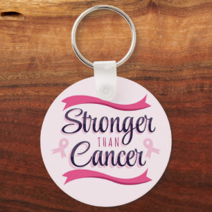 Pink Ribbon Cancer Awareness Sleutelhanger