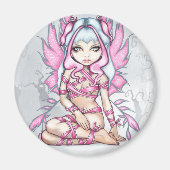 "Pink Ribbon Fairy" magneet (Voorkant)
