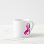 Pink Ribbon Faith Espresso Mok (Voorkant rechts)