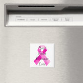 Pink Ribbon Faith Magnet (Insitu (Vaatwasser))