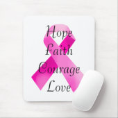 Pink Ribbon Faith Muismat (Met muis)