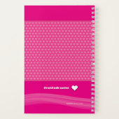 Pink Ribbon Hearts Borstkanker Awareness Journal Notitieboek (Achterkant)