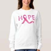 Pink Ribbon HOPE Borstkanker Awareness Trui (Voorkant)