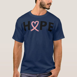 Pink Ribbon Hope Breast Cancer Survivor T-shirt