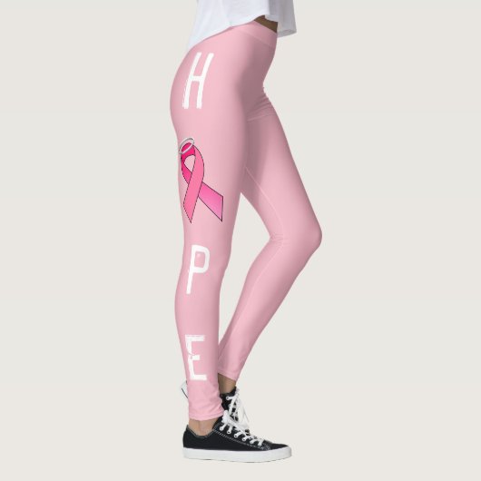 PINK RIBBON HOPE LEGGINS by OASOTA Leggings (Rechts)