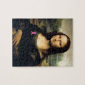 Pink Ribbon Mona Lisa Legpuzzel (Horizontaal)