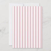 Pink Ribbon Pine Christmas Kaart (Achterkant)