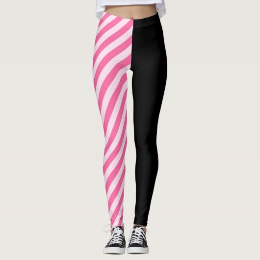 Pink Ribbon Power Borstkanker Survivor Comfort Leggings (Voorkant)