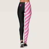 Pink Ribbon Power Borstkanker Survivor Comfort Leggings (Achterkant)