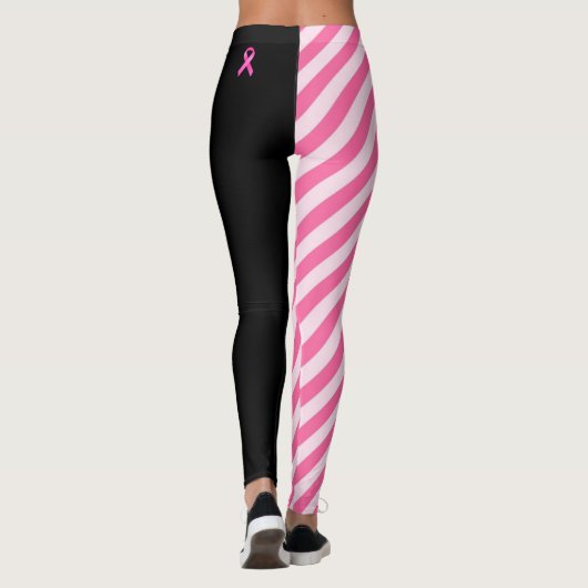 Pink Ribbon Power Borstkanker Survivor Comfort Leggings (Achterkant)