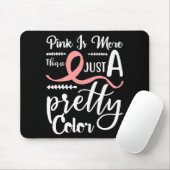 Pink Ribbon Survivor Fighter Borstkankermuis Muismat (Met muis)