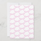 Pink Ribbon Vrijgezellenfeest Kaart (Achterkant)