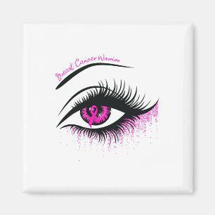 Pink Ribbon Warrior Borstkanker Awareness Month Magneet