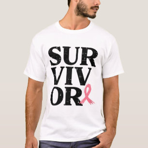 Pink Ribbon Warrior Borstkanker Bewustzijn Vrouwen T-shirt
