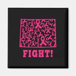 Pink Ribbon Wyoming Waarom Borstkanker Vechten Magneet