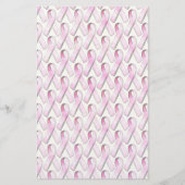 PINK RIBBONS PATTERN BRIEFPAPIER (Voorkant)