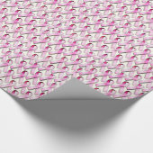 PINK RIBBONS PATTERN CADEAUPAPIER (Hoek)