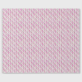 PINK RIBBONS PATTERN CADEAUPAPIER (Vlak)