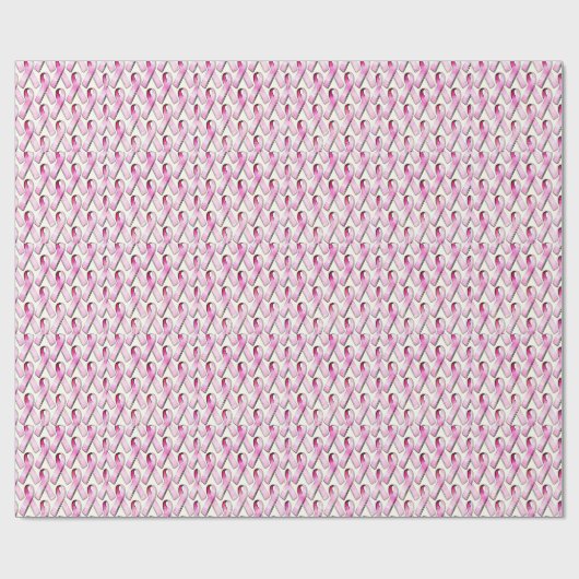 PINK RIBBONS PATTERN CADEAUPAPIER (Vlak)