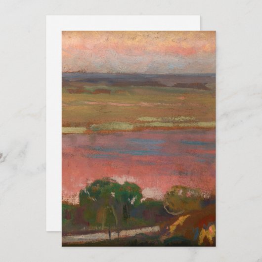 Pink River | Jan Stanisławski (Voorkant / Achterkant)