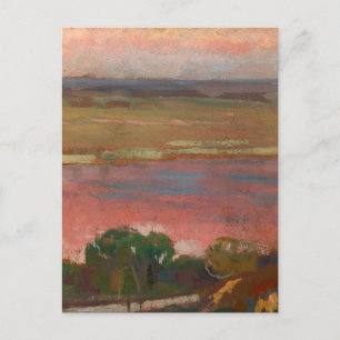 Pink River   Jan Stanisławski Briefkaart