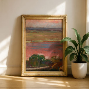 Pink River   Jan Stanisławski Poster