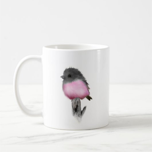 Pink Robin Bird Mokken (Links)