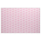 Pink Rocking Horse Pattern Stof (Yard (91,4 cm))