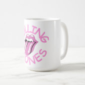 Pink Rolling Stones Koffiemok (Voorkant rechts)