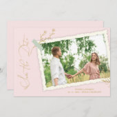 Pink Romantic Vintage Photo Album Scrapbook Effect (Voorkant / Achterkant)