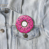 pink ronde button 7,6 cm (In situ)