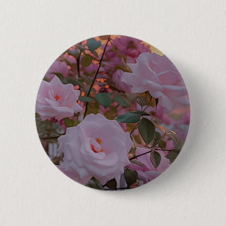Pink rose accessories ronde button 5,7 cm