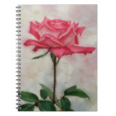 Pink Rose Art Flower Journal Notitieboek (Voorkant)