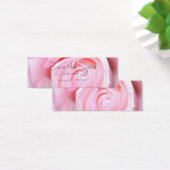 Pink Rose, bewaar de datum Mini Visitekaartjes (Bureau)