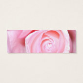 Pink Rose, bewaar de datum Mini Visitekaartjes (Achterkant)