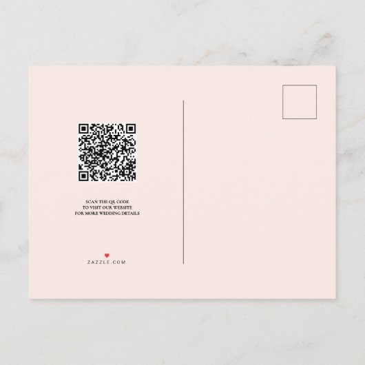 Pink Rose Dew Drops Designer Bewaar de datum Aankondigingskaart (Achterkant)