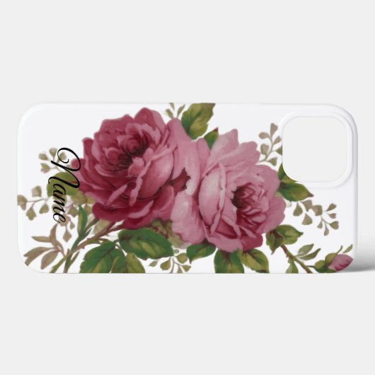 Pink Rose Elegance  Case-Mate iPhone Case (Achterkant (horizontaal))